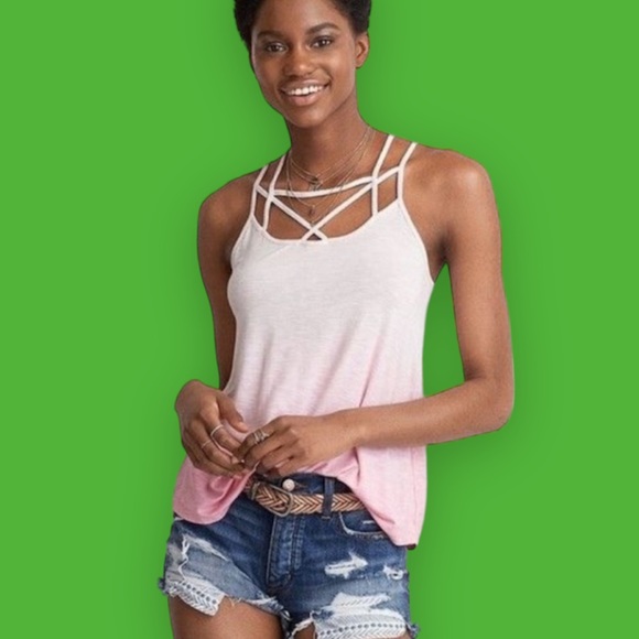 AEO Soft & Sexy Slub Ombré Tank - Picture 2 of 7